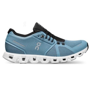 Tenis On Running Cloud 5 Hombre Azules Negros | On_MX8451