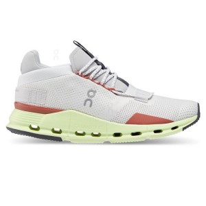 Tenis On Running Cloudnova Mujer Blancos Verdes | On_MX8337