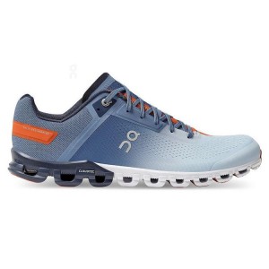 Tenis para Correr On Running Cloudflow Hombre Azules Blancos | On_MX8586