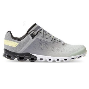 Tenis para Correr On Running Cloudflow Hombre Grises Amarillos | On_MX8026