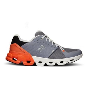 Tenis para Correr On Running Cloudflyer 4 Hombre Grises Naranjas | On_MX8069