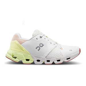 Tenis para Correr On Running Cloudflyer 4 Mujer Blancos Amarillos | On_MX8066