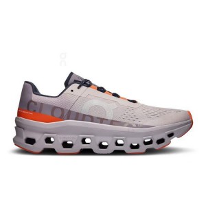 Tenis para Correr On Running Cloudmonster Hombre Grises Rojos | On_MX8417