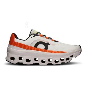 Tenis para Correr On Running Cloudmonster Mujer Blancos Naranjas | On_MX8741