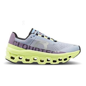 Tenis para Correr On Running Cloudmonster Mujer Amarillos Azules | On_MX8980