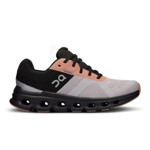 Tenis para Correr On Running Cloudrunner Impermeables Mujer Negros Grises | On_MX8298