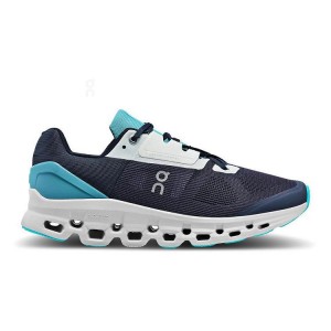 Tenis para Correr On Running Cloudstratus Hombre Azul Marino | On_MX8177