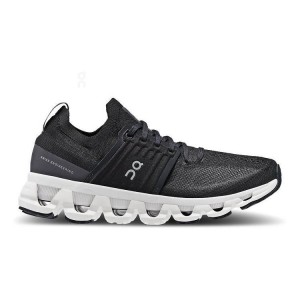 Tenis para Correr On Running Cloudswift 3 Mujer Negros Blancos | On_MX8549