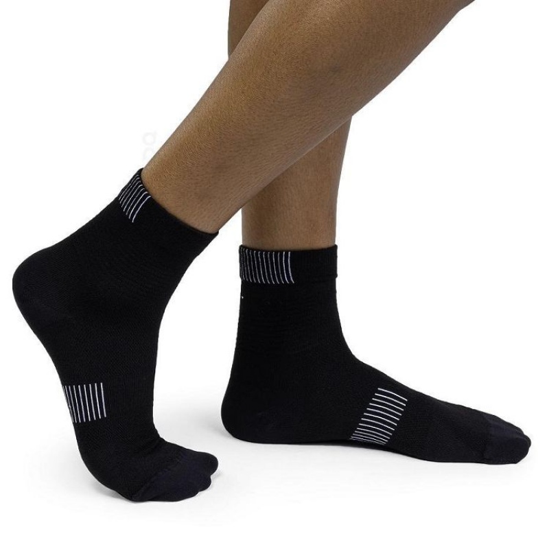 Calcetines On Running Ultralight Mid Hombre Negros | On_MX8737