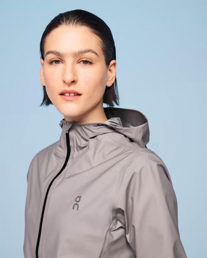 Chamarras On Running Impermeables Anorak Mujer Grises | On_MX8028