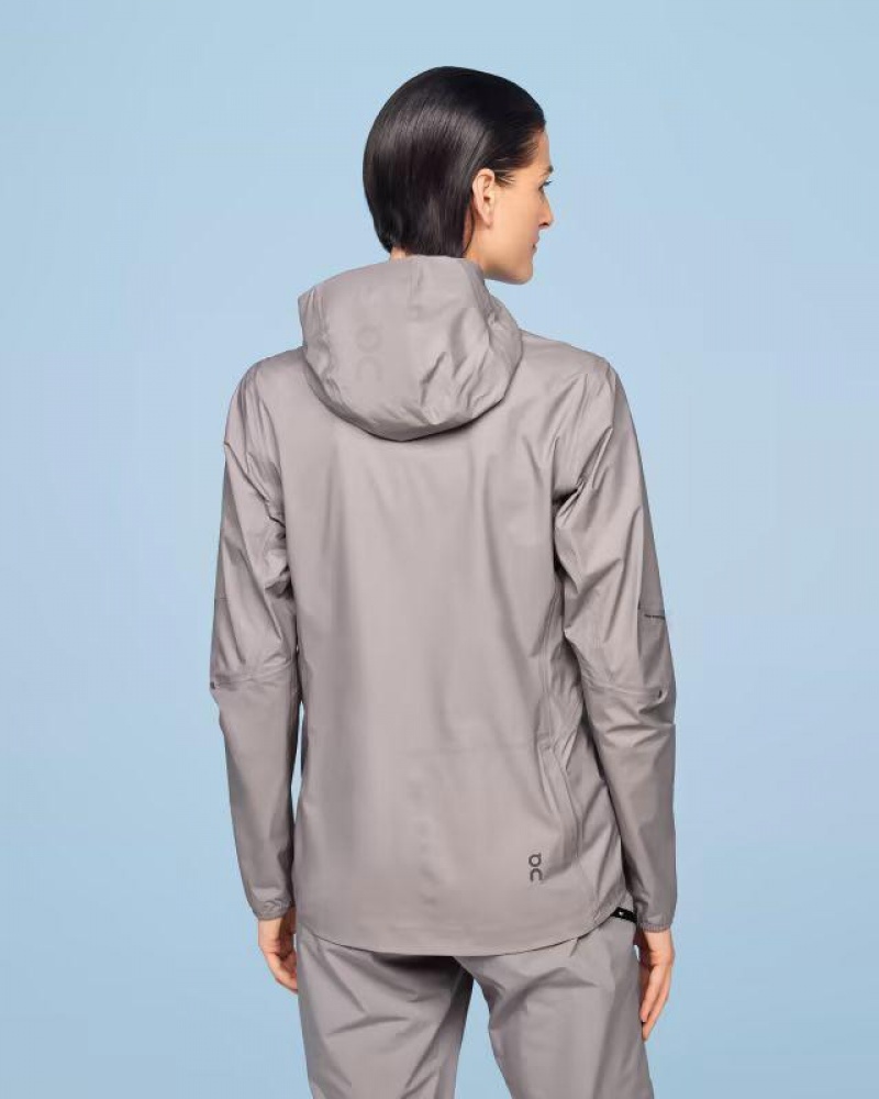 Chamarras On Running Impermeables Anorak Mujer Grises | On_MX8028