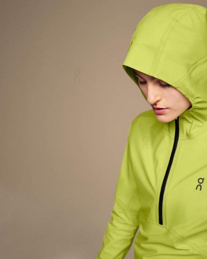 Chamarras On Running Impermeables Anorak Mujer Verdes | On_MX8693