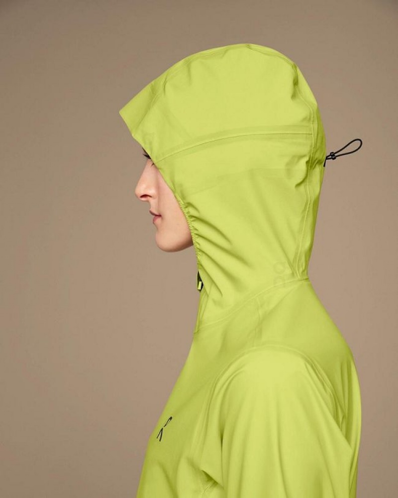 Chamarras On Running Impermeables Anorak Mujer Verdes | On_MX8693