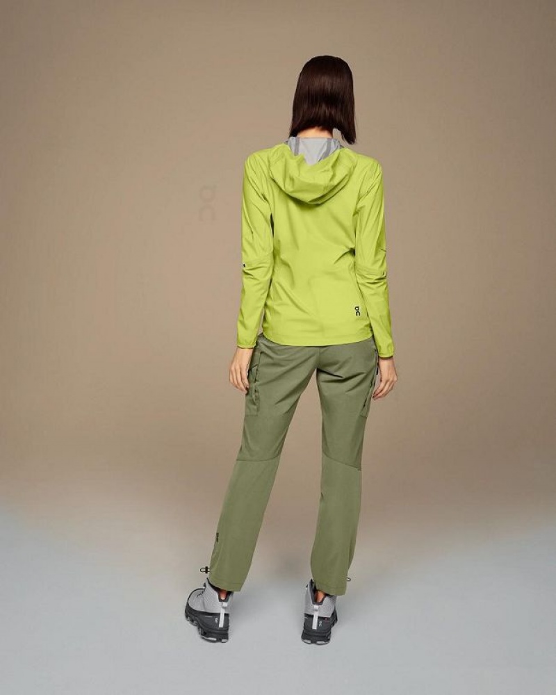 Chamarras On Running Impermeables Anorak Mujer Verdes | On_MX8693