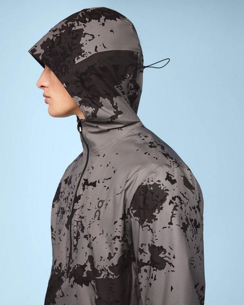 Chamarras On Running Impermeables Anorak Hombre Grises Negros | On_MX8492