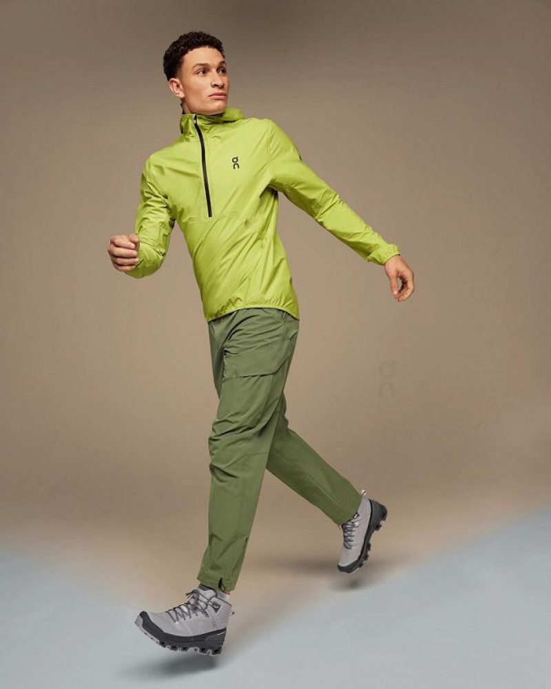 Chamarras On Running Impermeables Anorak Hombre Verdes | On_MX8378