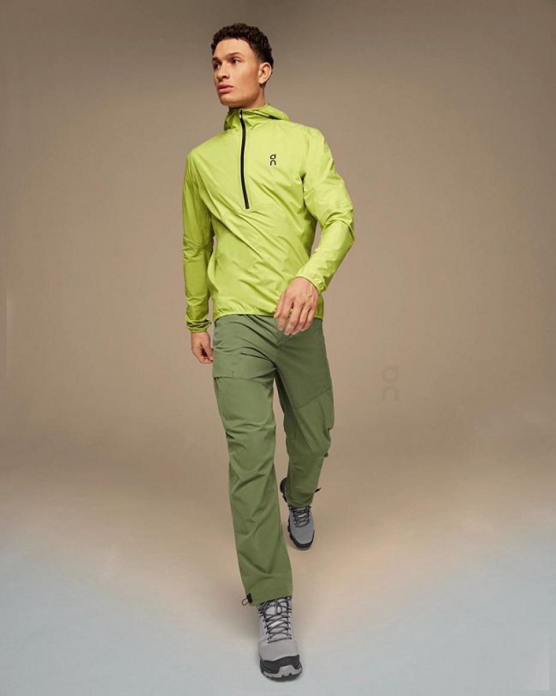 Chamarras On Running Impermeables Anorak Hombre Verdes | On_MX8378