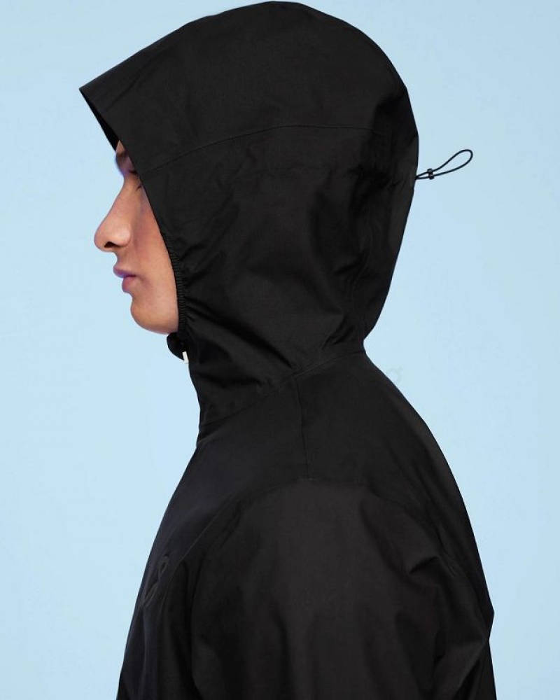 Chamarras On Running Impermeables Anorak Hombre Negros | On_MX9043