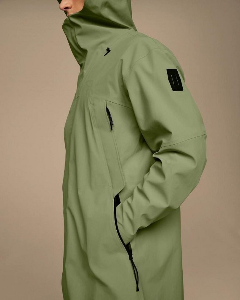 Chamarras On Running Parka Hombre Verde Oliva | On_MX8636