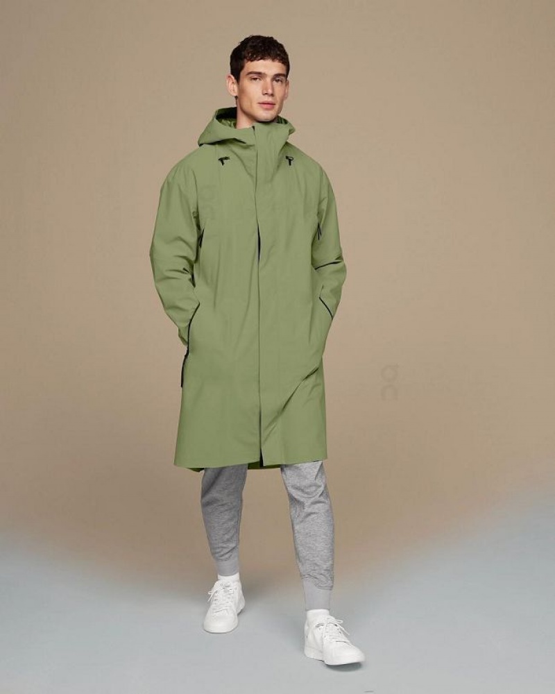 Chamarras On Running Parka Hombre Verde Oliva | On_MX8636