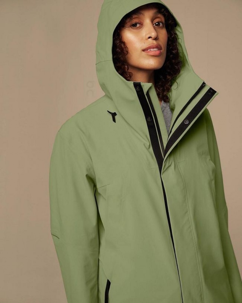 Chamarras On Running Parka Mujer Verde Oliva | On_MX9011