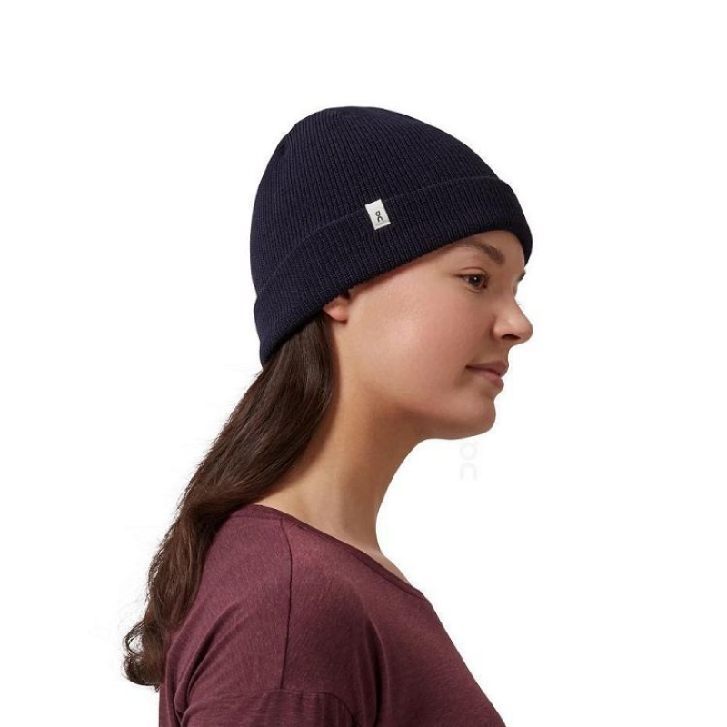 Gorro On Running Merino Hombre Azul Marino | On_MX8667