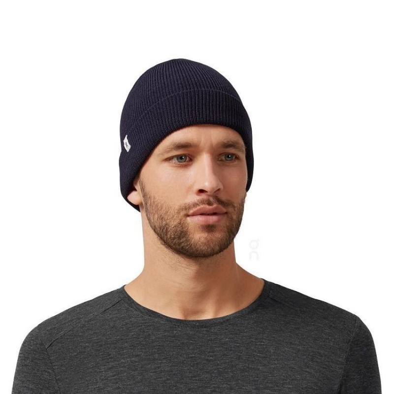 Gorro On Running Merino Hombre Azul Marino | On_MX8667