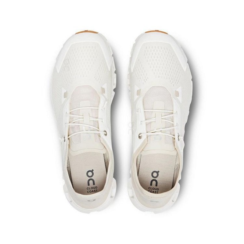 Tenis On Running Cloud 5 Coast Hombre Blancos Beige | On_MX8369