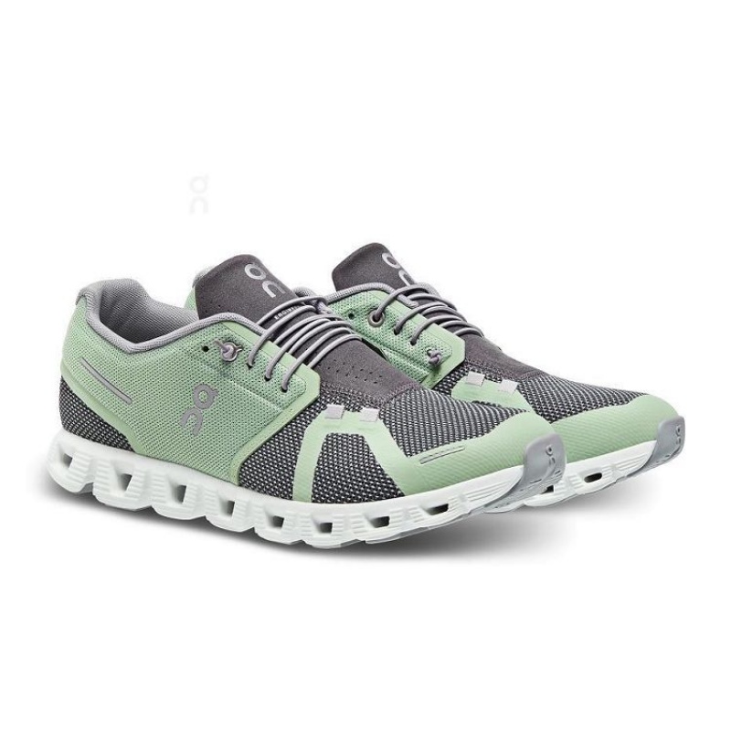 Tenis On Running Cloud 5 Combo Hombre Verdes | On_MX8481