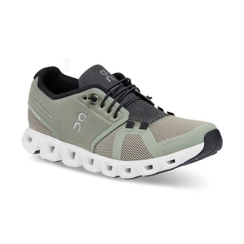 Tenis On Running Cloud 5 Mujer Verde Oliva | On_MX8878