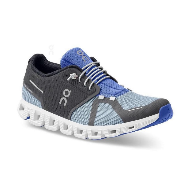 Tenis On Running Cloud 5 Push Hombre Grises Azules | On_MX8458