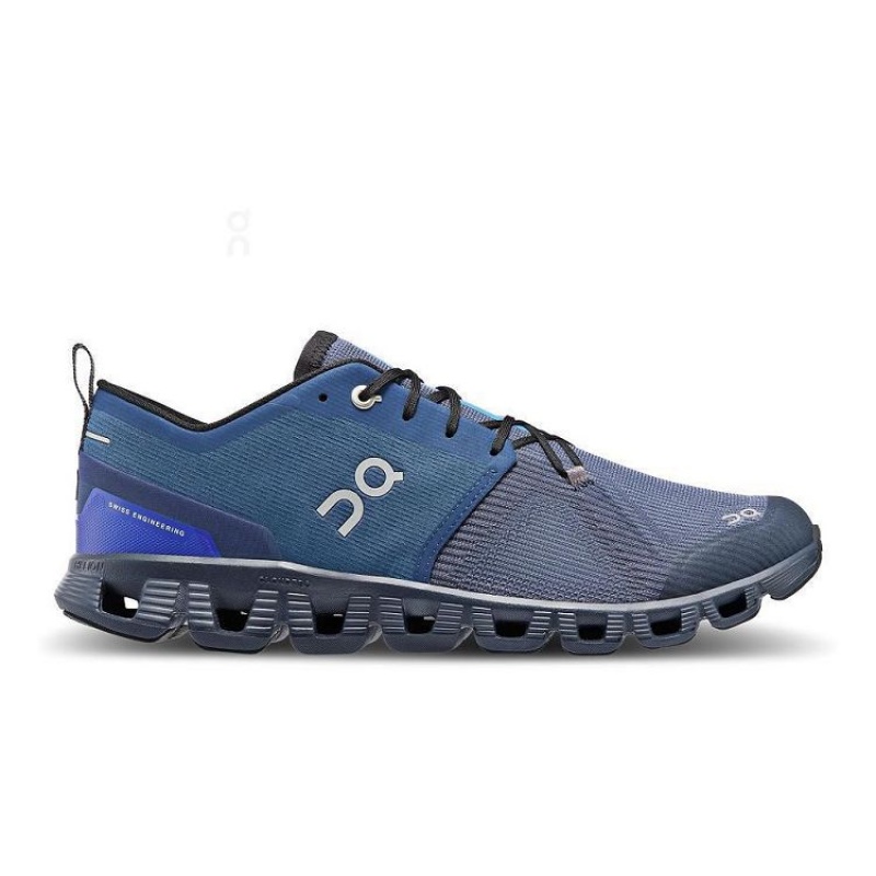 Tenis On Running Cloud X 3 Shift Hombre Azul Rey | On_MX8977