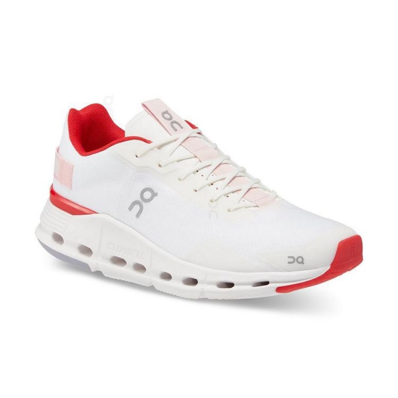 Tenis On Running Cloudnova Form Mujer Blancos Rojos | On_MX8239