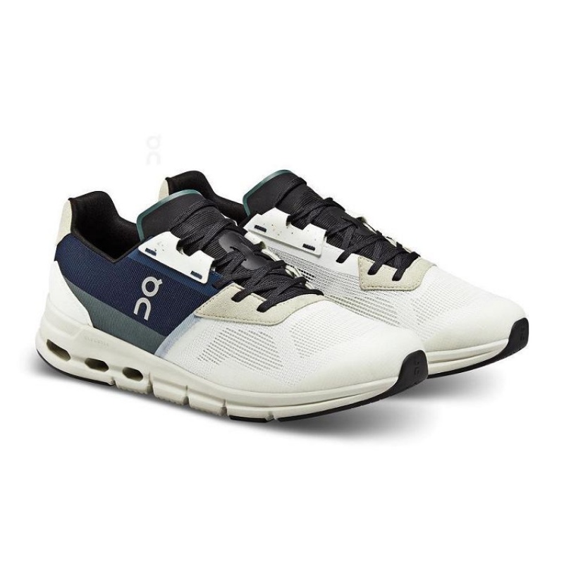 Tenis On Running Cloudrift Hombre Blancos Azul Marino | On_MX9100