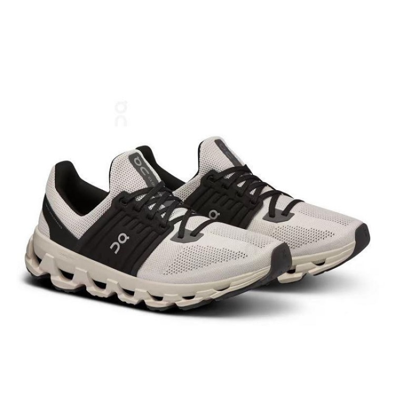 Tenis On Running Cloudswift 3 AD Mujer Blancos Negros | On_MX8523