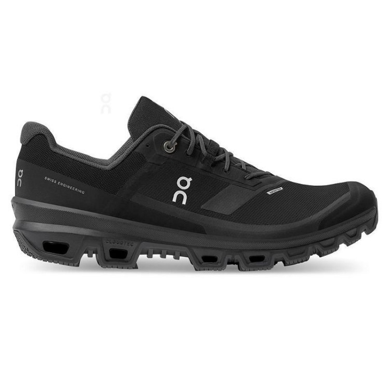 Tenis de Senderismo On Running Cloudventure Impermeables Hombre Negros | On_MX8482