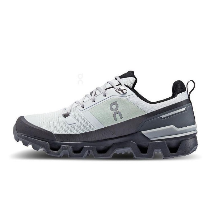 Tenis de Senderismo On Running Cloudwander Impermeables Hombre Blancos Grises | On_MX9001