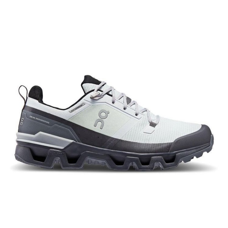 Tenis de Senderismo On Running Cloudwander Impermeables Hombre Blancos Grises | On_MX9001