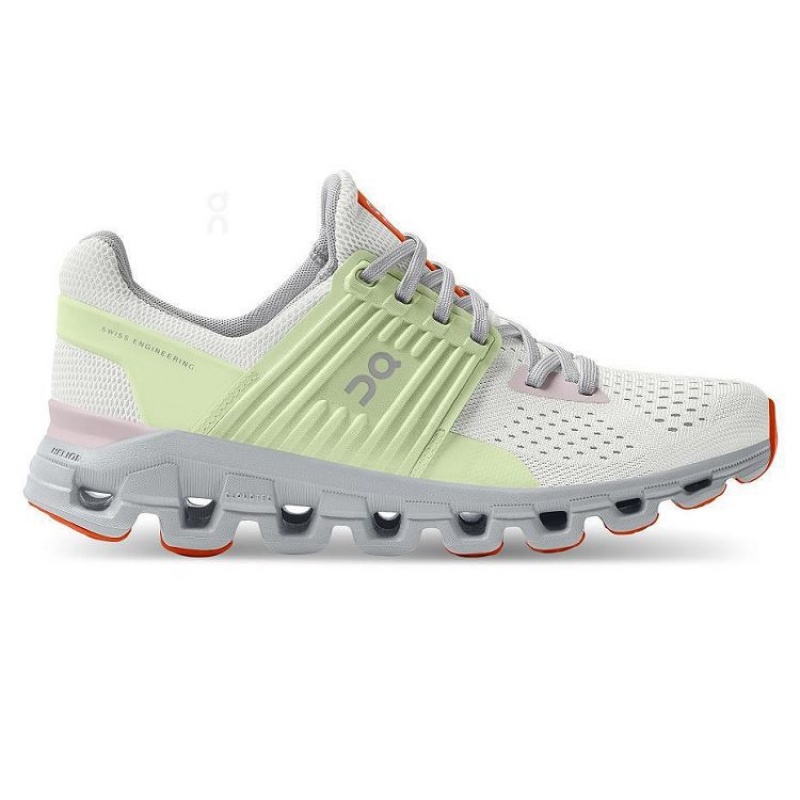 Tenis para Correr On Running Cloudswift Mujer Blancos Verdes | On_MX8126